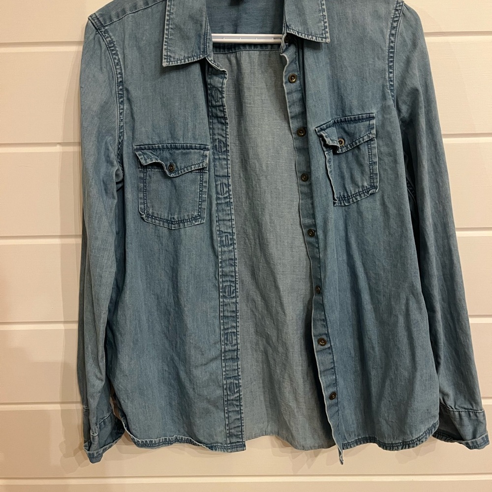 Banana Republic Light Blue Soft Denim Shirt